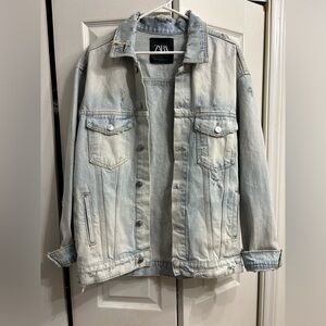 Men’s Zara Denim Jacket (light blue/grey)